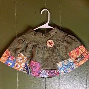 Matilda Jane Olive Patchwork Skirt